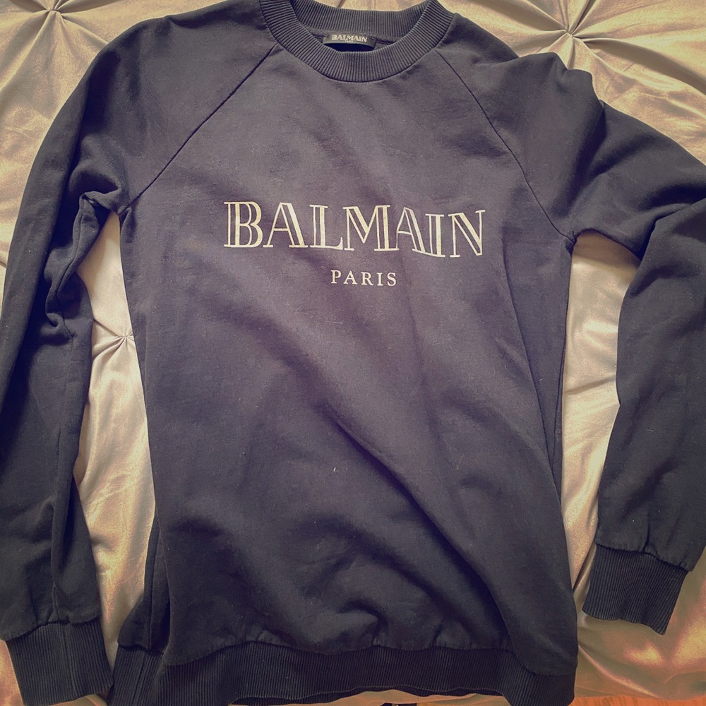 📌SOLD!!!! 📌Authentic BALMAIN logo sweatshirt